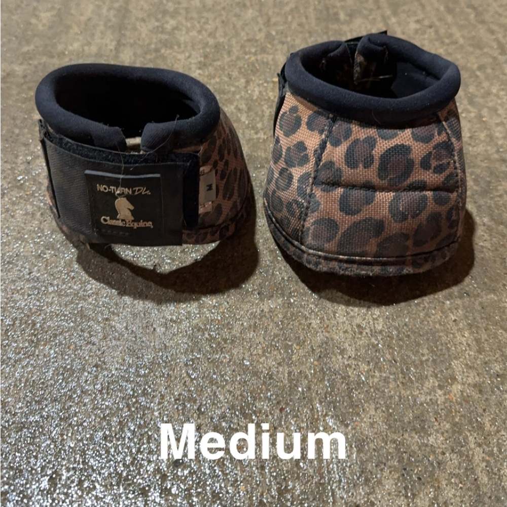 Classic Equine Bell Boots- Medium